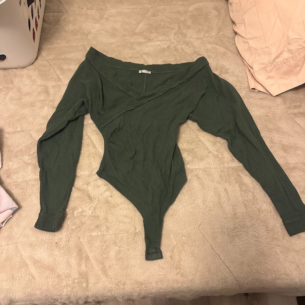 FREE PEOPLE INTIMATELY Waffle Body Suit Size Small